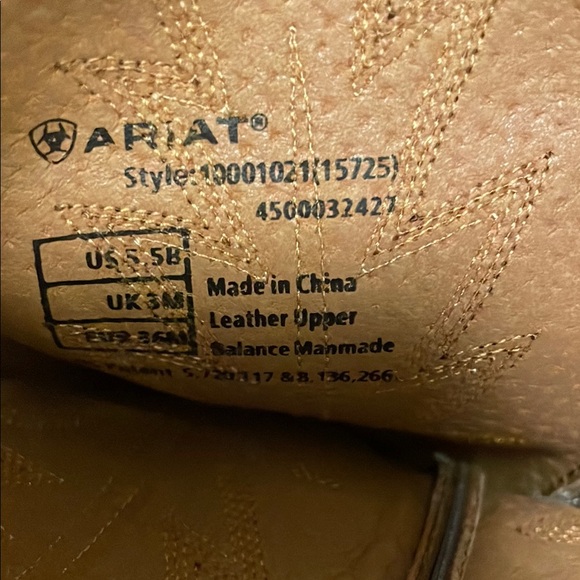 Ariat Women’s Heritage Western Cowgirl Boots Size 5.5 B - Picture 6 of 8